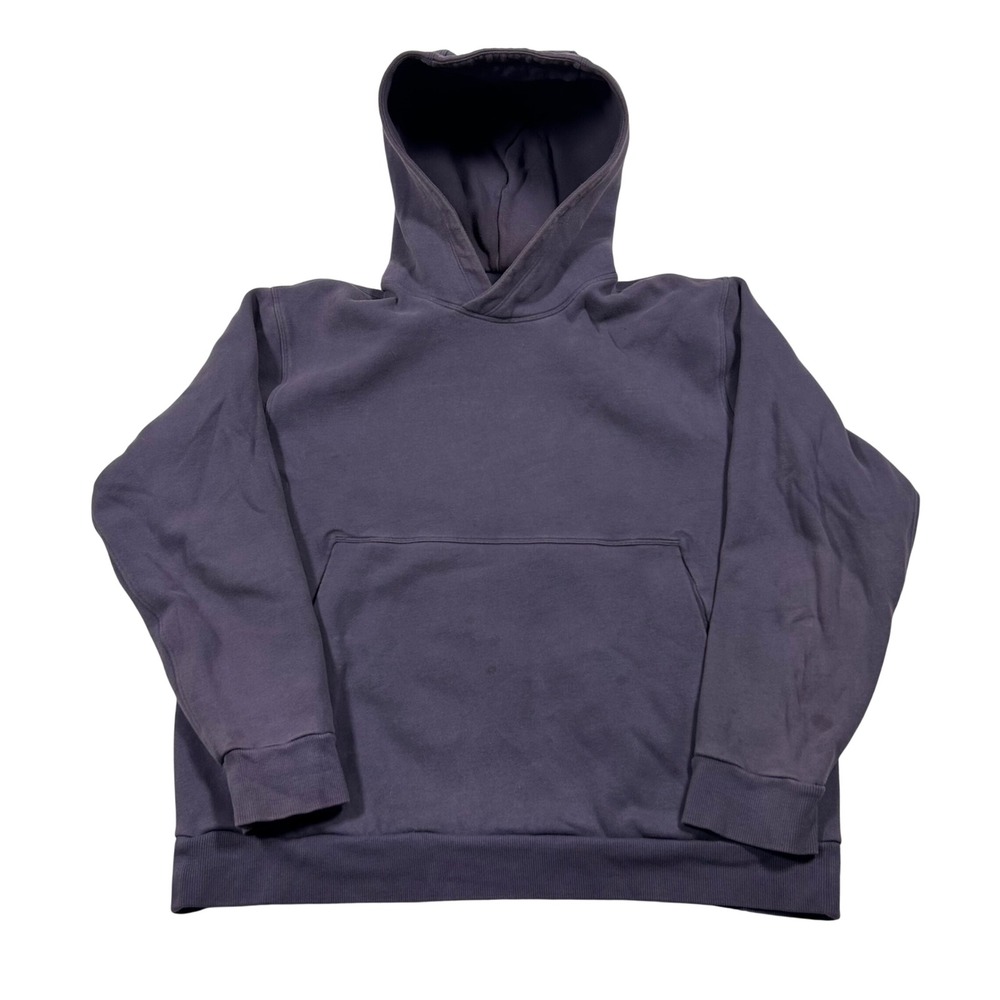 Lululemon Steady State Pullover Hoodie Mens M Purple Midweight Soft LM3FAES.04